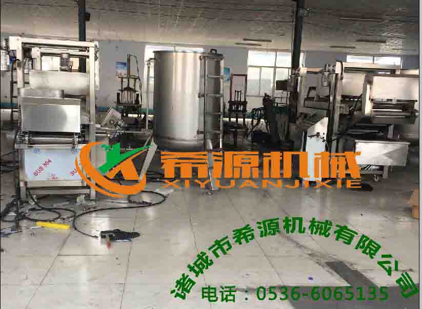 自動(dòng)補油油炸機流水線(xiàn)